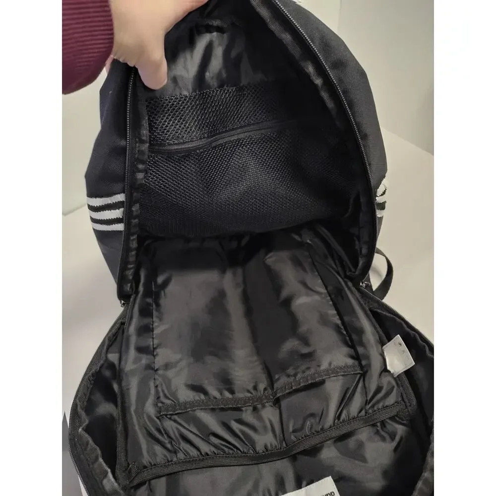 Adidas Originals National 3-Stripes Backpack EV8026 Black FLAWED
